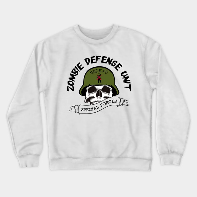 Zombie Hunter, Special Forces Unit Crewneck Sweatshirt by MDCollective